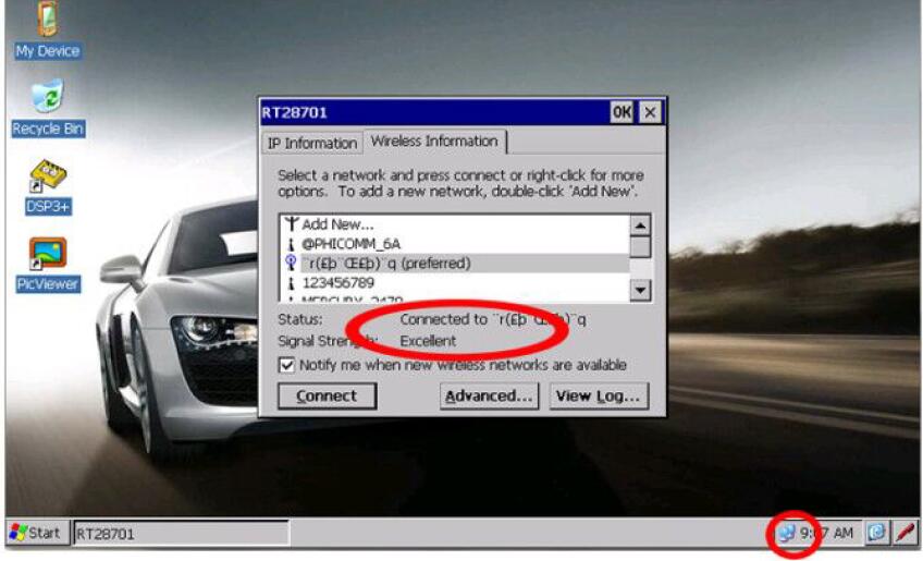 How to connect internet with wireless adapter of DSP3+Odometer Correction Tool-8