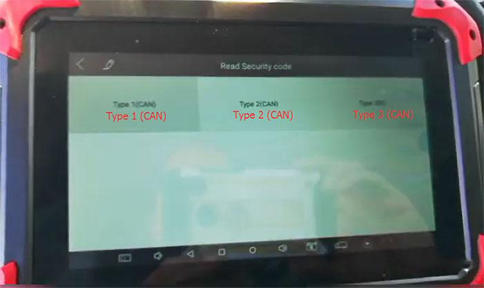 How to use XTOOL X100 PAD to read security code for Peugeot 17-2