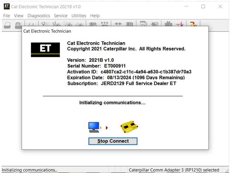 CAT III WiFi CAT3 Heavy Duty Diagnostic Scanner With ET Keygen-1