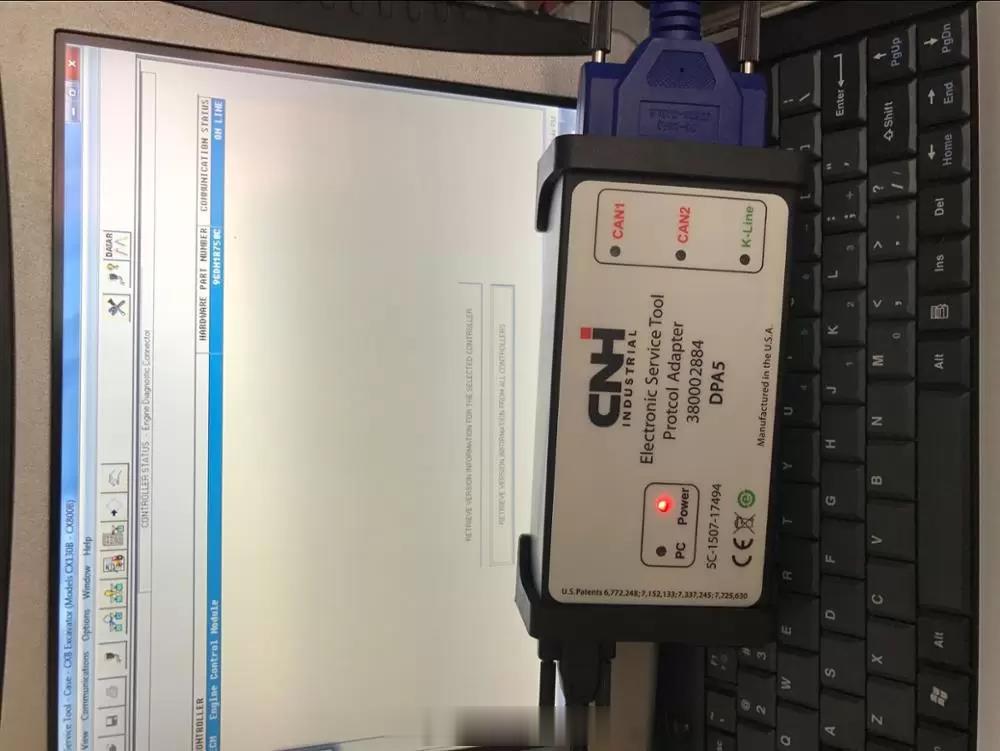 CNH DPA5 kit diagnostic tool with cnh est-3 (2)
